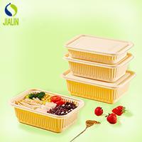 Wholesale plastic: Eco Friendly Disposable Corn Starch Lunch Box To Go Plastic Biodegradable Cornstarch Food Container
