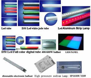 Wholesale compact fluorescent tube: LED Panel and Dimmable Electronic Ballast