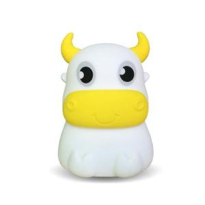 Wholesale infant: Cute Calf Infant Night Light, Portable Battery Operated USB Rechargeable Silicone Nursery Lamp