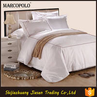 100% Cotton Satin-Jacquard Bedding Set Embroidery Bed Set Pillow Bedding Set Textile