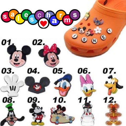 crocs jibbitz disney