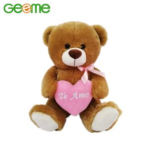 Wholesale promotional gifts for kids: JM9155 Stuffed 40cm Plush Toy Teddy Bear with Heart
