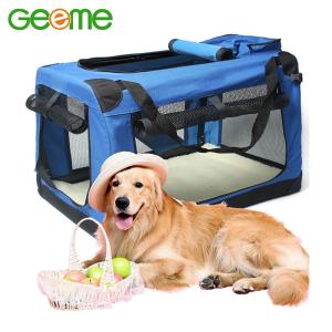 Wholesale dog carrier: Folding Fabric Dog PET Carrier with Fleece Mat