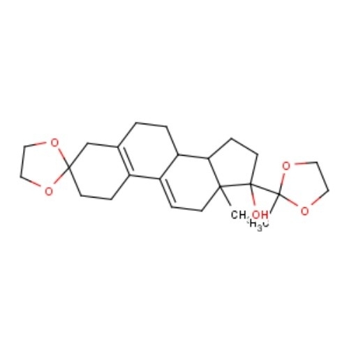  19-NORPREGNA-5(10),9(11)-DIENE-3,20-dione,17-hydroxy-, Cyclic 3,20-bis(1,2-ethanediyl Acetal), (5a,