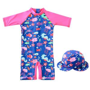 Wholesale swimsuits: One Piece Children Buoyancy Swimsuit Unisex Swim Vest Life Jacket Detachable Float Swimwear for Kids