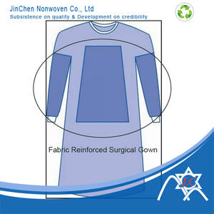 Wholesale protective clothing: Reinforced Surgical Gown, Protect Nonwoven Cloth