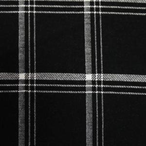 Wholesale Textile Accessories: Jacquard Black and White Grid Fabric