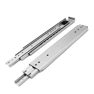 Wholesale guide rail: 76mm Heavy Duty Industrial Furniture Drawer Ball Bearing Slide Rail Truck Trailers Beds Guide Runner