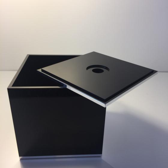 Luxury Product Acrylic Box with Sliver Stamp