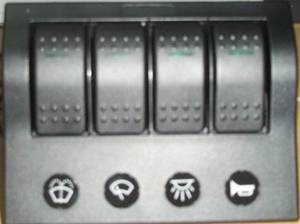 Wholesale fuse: Boat/Marine Auto Fuse Rocker Switch Panel-PN-AF4S