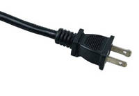 UL Certified Power Cords with NEMA1-15P Plug