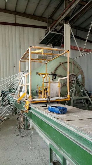 VFW-25000 Computer Control Vertical Site Winding Machine for FRP Tank image