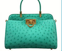 Luxury Genuine Ostrich Leather Handbags