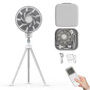 Wholesale tripod: JIXIN Tripod Outdoor/Indoor Fan Ultra Quiet Ventilation Fan Low Voltage Fan Remote Control