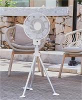 JIXIN Tripod Outdoor/Indoor Fan Ultra Quiet Ventilation Fan Low Voltage Fan Remote Control 8