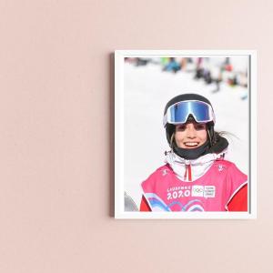 Wholesale Photo & Picture Frames: The Winter Olympics Skier Poster Ailing Inspirational Hanging Painting Propaganda Decorative Pain