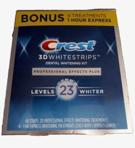 Wholesale express: CREST 3D White Professional Effects PLUS Levels 23 Whiter 48 Strips