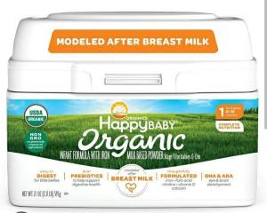 Wholesale infant formula: Happy Baby Organic Infant Formula Milk Based Powder Stage 1 Babies 0-12 Months