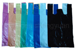 Wholesale grocery bag: HDPE Plain Plastic T-Shirt Retail Shopping Bag/Retail Grocery Bag/Vest Handle Bag/Vest Carrier Bag
