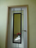Plastic Hanging Over The Door Mirror Shiny Grey Id