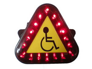 Wholesale power led: Power Wheelchair Warning LED Triangle Light
