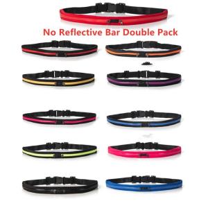 Wholesale waist belt: Adjustable Running Pouch Runners Belt Workout Waist Bag Elastic Slim
