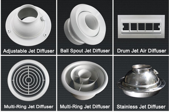 Air Conditioning Aluminum Ceiling Round Diffuser(id:9898707) Product ...