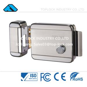 Wholesale solid door: Electric Door Lock 12v Electric Rim Lock with Single Solid Brass