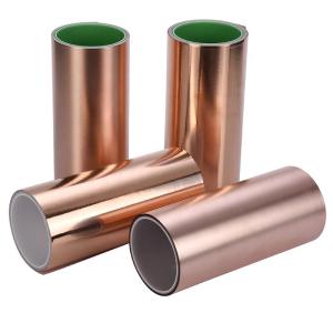 Wholesale copper foil shielding tape: 0.1mm High Temperature Single Guide Copper Foil Tape for EMI Electromagnetic Shielding