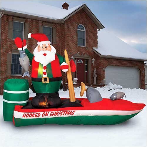 Buy China santa On Fire, Show Christmas Inflatables light, christmas father...