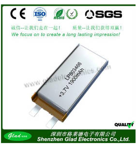 Wholesale battery 3.7v: Customized 3.7v 2400mah Lipo Battery 1900mAh, 3.7v 2400mah Li-Polymer Battery