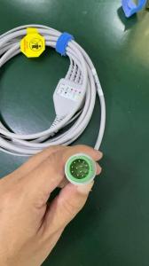 Wholesale self adhesive tape: Customized ECG Trunk Cable and Lead Wire 5lead 10 Lead 12lead for Patient Monitoring