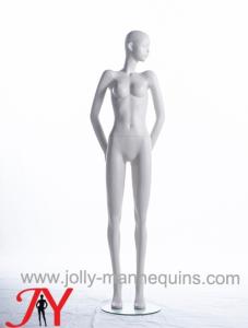 Wholesale fiberglass windows display: Jolly Mannequins-New Design Abstract Fiberglass Mannequin for Clothes Window Display-ALESSIA102
