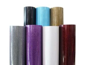 Wholesale rainbow color glitter: Glitter Heat Transfer Vinyl