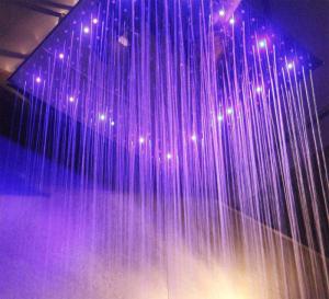 Wholesale showerhead: Concealed LED Square Shower Head 60x60cm Showerhead Bathroom Stainless Steel Shower System