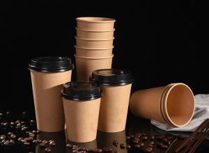 Wholesale paper cover: Gooline Paper Cup Customized Logo Printing Soybean Milk Cup with Cover Coffee Cup