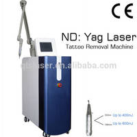 Proffessional Q-Switch ND Yag Laser WITH1064/532nm for Tattoo Remove