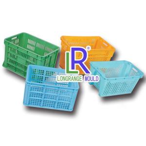 Wholesale plastic injection mold: Longrange Professional Manafacturer Plastic Injection Crate Mold +8613757687793