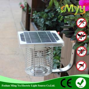 Wholesale led wall lamp: New Arrival Solar LED Wall Mount Lamp Bug Zapper Mosquito Killer Light