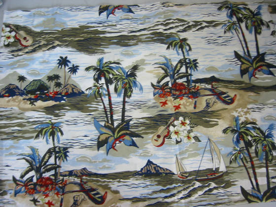 Hawaiian Design Printed Fabric for ALOHA SHIRT(id:6068206) Product ...