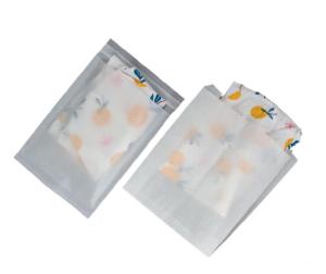 Wholesale packaging bags: Custom Biodegradable Glassine Paper Clothing Bag Underwear Bag Glassine Bag for Packaging