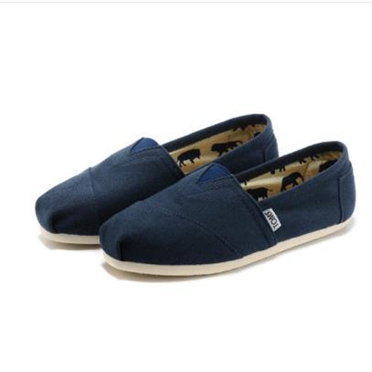 Trendy Classic Canvas Original Toms Shoes Black/Navy/Red/Grey(id ...