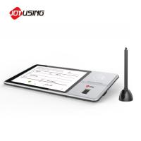 Signature Pad Sign Pad 10.1 Inch Signage Display with Fingerprint NFC Camera,Office Bank Hospital