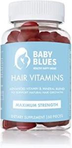 Wholesale fruit: Baby Blues Postpartum Hair Loss Vitamins - Passion Fruit Gummies with Biotin, Collagen
