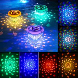 Wholesale fountains: 2022 LED Swimming Pool Light Waterproof Battery Operated Color Changing RGB Fountain Swimming Lights
