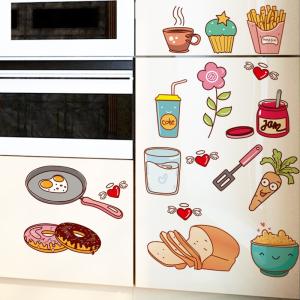 Wholesale Promotional Gifts: Fun Food Removable Fridge Sticker Life Planner