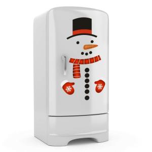 Wholesale removable vinyl: DIY Fridge Sticker Snowman Supplier