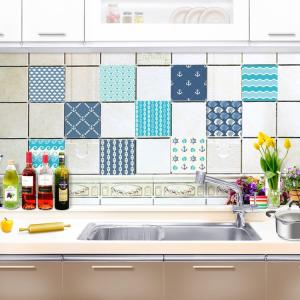 Wholesale pvc magnetic cards: Self Adhesive Kitchen Sticker Waterproof Removable