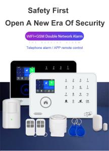 Wholesale wifi doorbell camera: Smart Home Security APP Control GSM WIFI Intelligent Alarm System with Optional Accessories