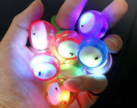 Hot Selling LED Yoyo Fingertip Skill Toy Two Beads One Rope...